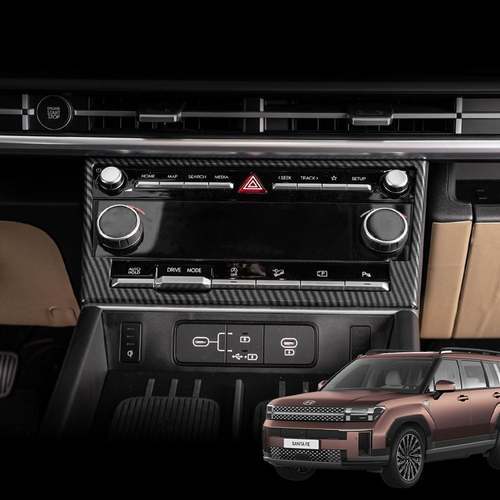 기타 싼타페 MX5 튜닝 용품 공조기 커버 가드 몰딩-WD40354