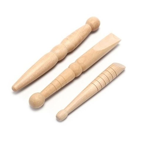 셀러허브 1 [XB8HI273_55]나무 지압봉 손발 마사지봉 사무용 3종세트