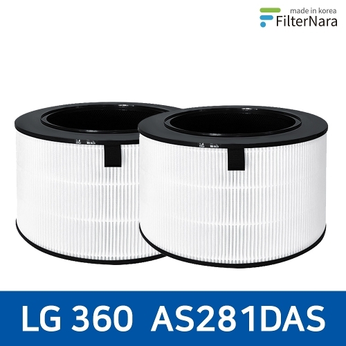 필터나라 LG 퓨리케어 360 2단형 AS281DAS 공기청정기 호환 필터 H13 프리미엄 골드필터