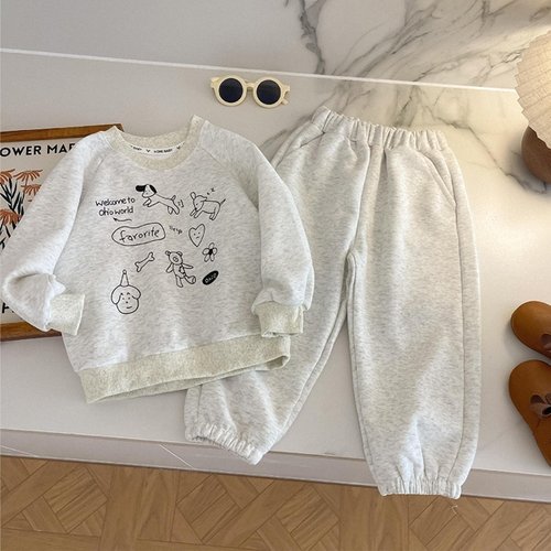 조이멀티 페이보릿 오트밀 아동 상하복세트 205552