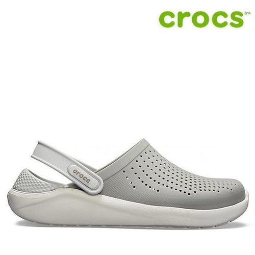 크록스 샌달 /C26- 204592-06J / LiteRide Clog Smoke-Pearl White_P390831822