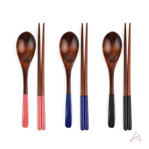 셀러허브 1 [XBK40383_48]원목 옻칠 수저 숟가락 젓가락 세트 수저세트