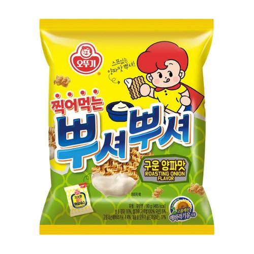 오뚜기 찍어먹는 뿌셔뿌셔 구운양파맛 90g 24개