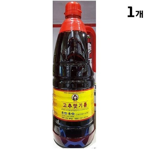 셀러허브 1 [XBJ70847_47]고추맛기름 새댁 1 5L 고추기름 고춧기름