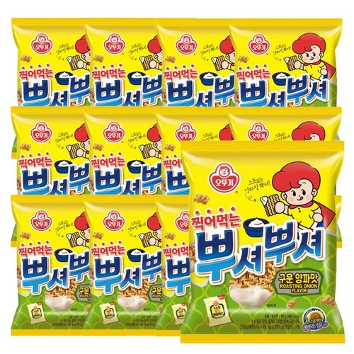 오뚜기 찍어먹는 뿌셔뿌셔 구운양파맛 90g 12개