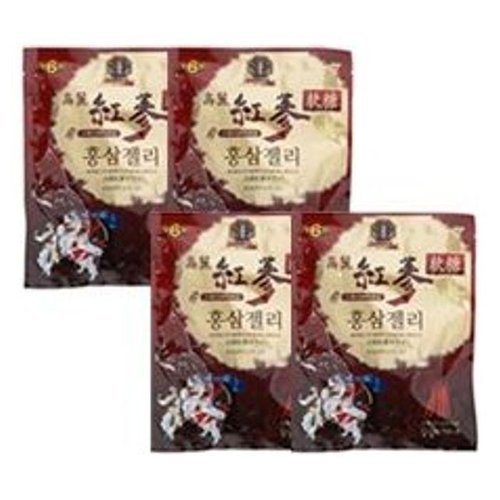 셀러허브 패션 [JHL467UQ_52EF]x g) 6년근고려홍삼젤리 450g 4봉지(1800