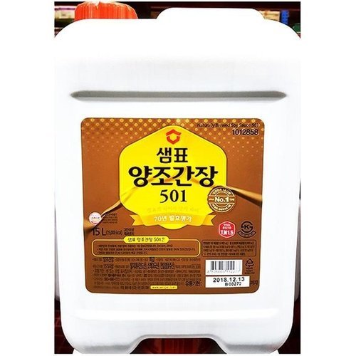 셀러허브 패션 [JHN1R8T3_52ER]샘표 간장 말통 고추장 장류 (501 15L)