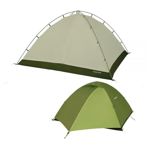 셀러허브 스포츠레저 몽벨 3-4인용 백패킹 투어링 캠핑 텐트 크로노스 돔 4 다크그린