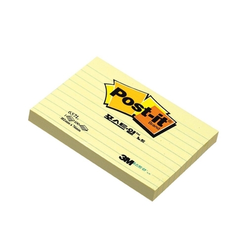 기타 3M 포스트 잇 노트 라인 1p 접착식 메모장 노트 (KYR-WC2414F)