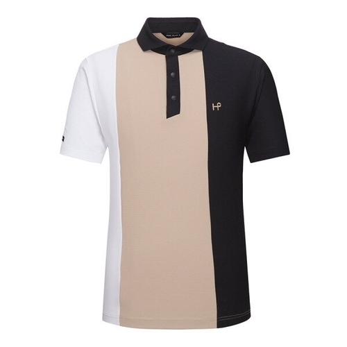 힐크릭 남성골프반팔티 H421 남성 칼라블록 1HCTSM42091SC