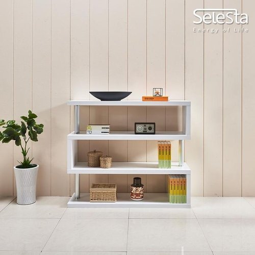 셀러허브 1 [RGM7R8PP]워너비 3단 책장 미니책장 2단책장 ㄹ책장