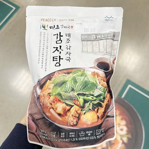 셀러허브 식품 피코크 태조감자국 감자탕 800g 401284