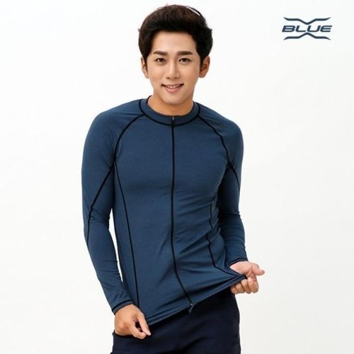셀러허브 스포츠레저 XBLUE 남자 긴팔 집업 래쉬가드 N71702 남성복 스포츠_P425022866
