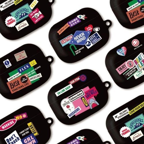 셀러허브 1 [XBH596O2]트라이코지 디자인 에어팟프로호환 하드케이스