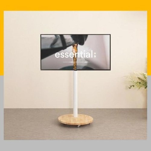 셀러허브 1 [T74560057_48]모니터거치대 M7140 원목 이동식 400 1color