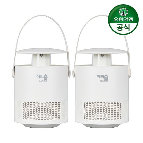 [중고] 유한양행 해피홈 에어트랩 360 모기 포충기 2개