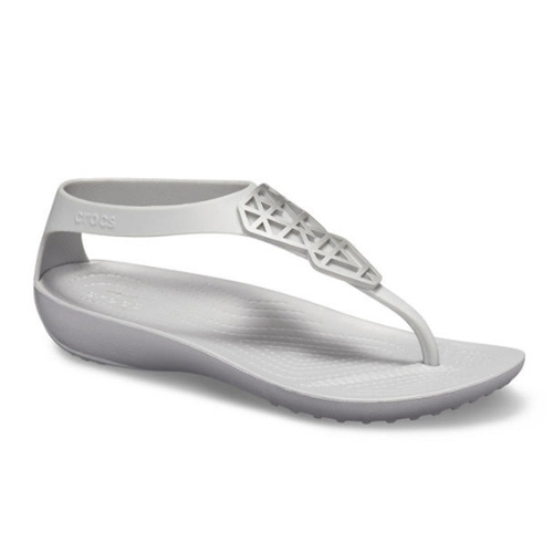 [크록스][크록스] 크록스 우먼 세레나 엠벨리시드 샌들 여성 플립 슬리퍼 플랫 205600-00N