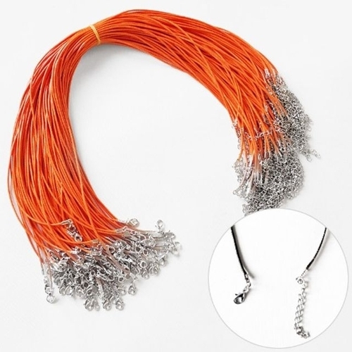 브이와이 [VCL68L3M]소모품 목걸이끈줄 왁스(주황)100줄x1봉