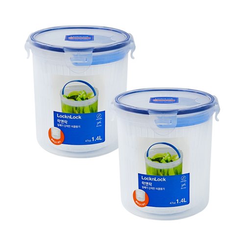 너만아는잡화점 락앤락 피클보관용기 1.4L x 2개 / HPL933BT