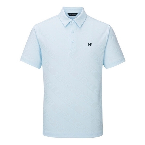 힐크릭 남성 골프 반팔티 H421 남성 로고 자가드 매쉬 1HCTSM42111.SC