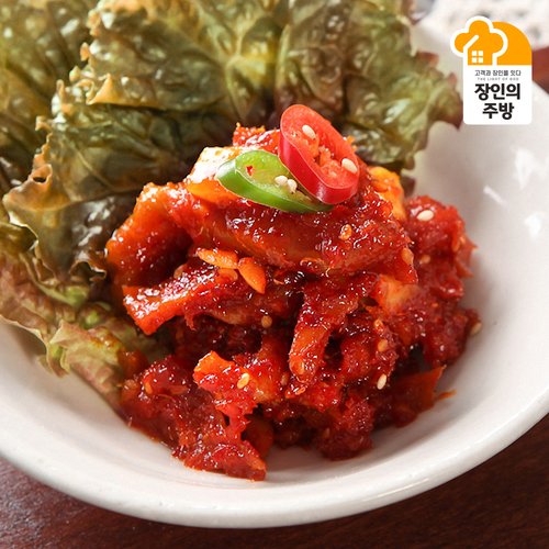 장인의주방GL [유창원장인]속초식 명태회무침 1kg 냉면 고명 코다리 명태