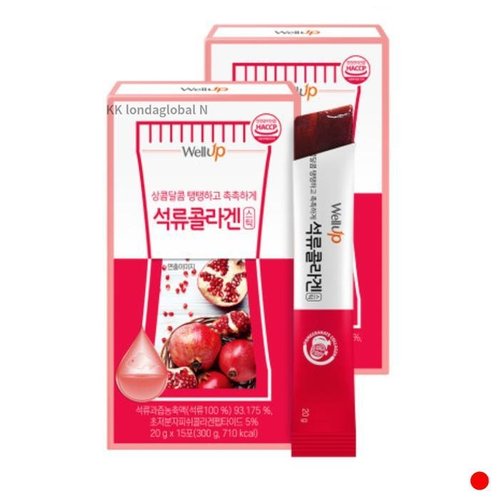 셀러허브 1 로엘 웰업 콜라겐 석류 젤리 스틱 추천 15포 X 2박스