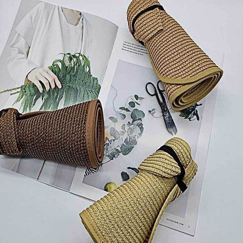 기타 썬캡 여성모자 진베이지 선캡모자 리본 돌돌이-WF41627