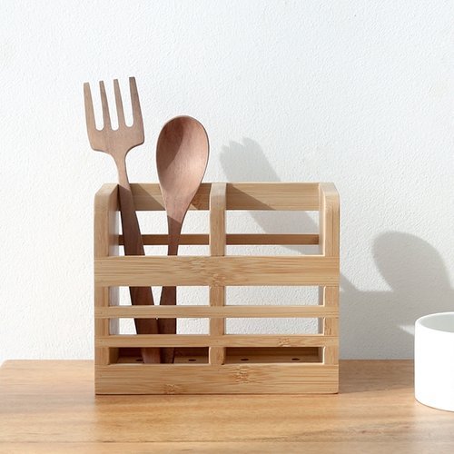 마켓비 JAWAL 원목수저통 사각 대나무 5012.9737