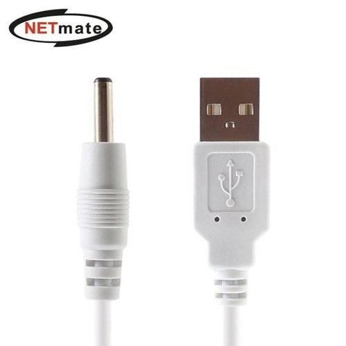 셀러허브 가전 [룽스_63]전원 케이블 화이트 NMC-UP14W 1m 3.5x1.4mm 0.5W (47312651)