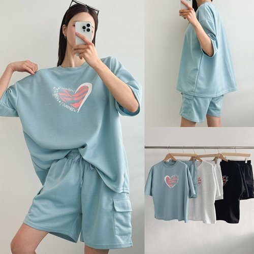 아이우먼 위쉬몰 BB 반반하트카고포켓세트X710H605 빅사이즈_P425804575