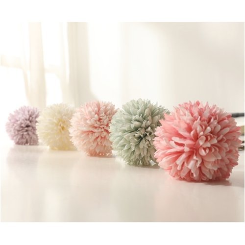 제이빌라 퐁퐁 국화 조화 5c 인테리어 장식 폼폼 폼폰 소국 민들레 실크플라워 시들지않는꽃 리빙샵