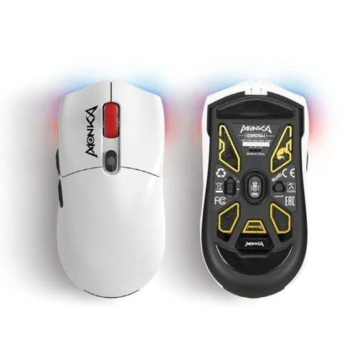 기타 몬카 MONKA 유무선 게이밍 마우스 G995W GURU (화이트 (KYR-WFGC7RD)