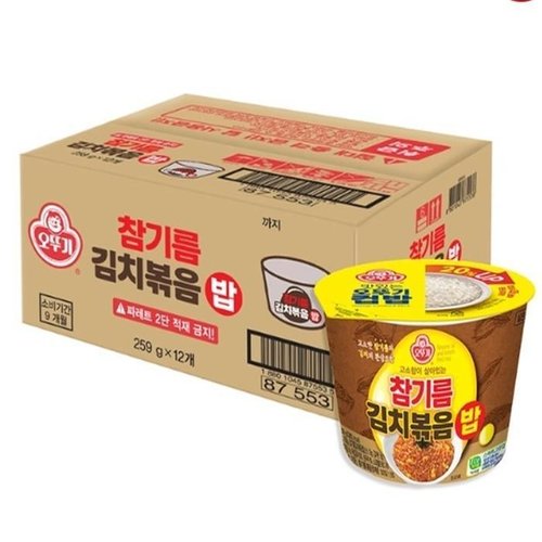 셀러허브 식품 오뚜기참기름김치볶음밥 259g X 12