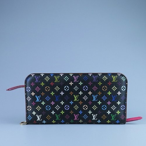 [중고] 루이비통 고이비토 중고명품 Louis Vuitton(루이비통) M60271 멀티 컬러 블랙 인솔라이트 월릿 장지갑