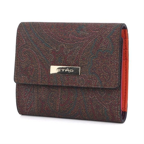 에트로 (명품) 에트로 페이즐리 디테일 여성 중지갑 0H796 8030 8000