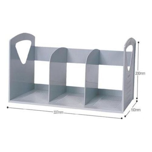 브이와이 [VC0L8K50]책꽂이 청색 서류꽂이 MO 신형3단 95092 2개입