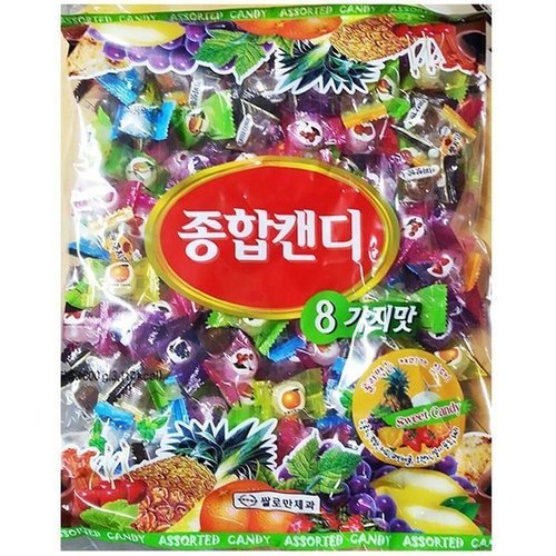 셀러허브 1 [XBH76124_47]종합사탕 쌀로만 800g X6 사탕 종합사탕 간식