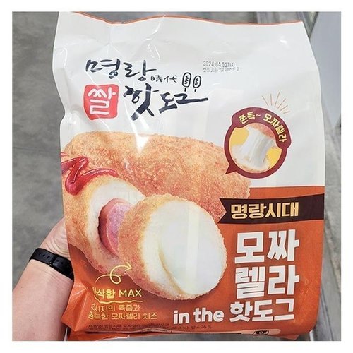 셀러허브 1 명랑시대 모짜렐라 인더 핫도그 85g x 10개입 tx55324