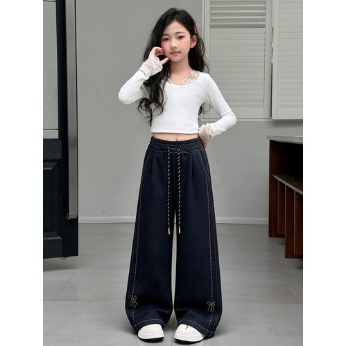 베이비맥스 스티치 와이드 데님 팬츠 R30367