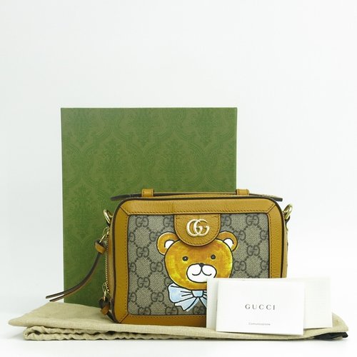 구찌 고이비토 중고명품  602576 21SS 카이 콜라보 GG 수프림 오피디아 스퀘어 미니 크로스백 [명동점]