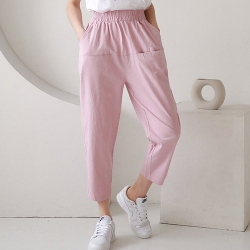 H스타일 CC쿨마스판입술항아리8부베기 여성 린넨_P341421128