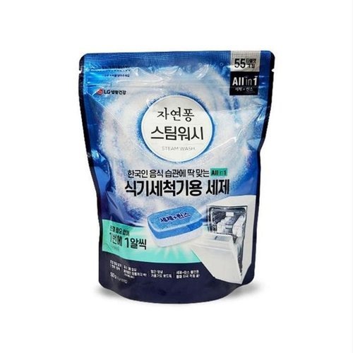 셀러허브 1 [HYD8G9H3_51CP]쿨샵 자연퐁 스팀워시 식기세척기 55개입