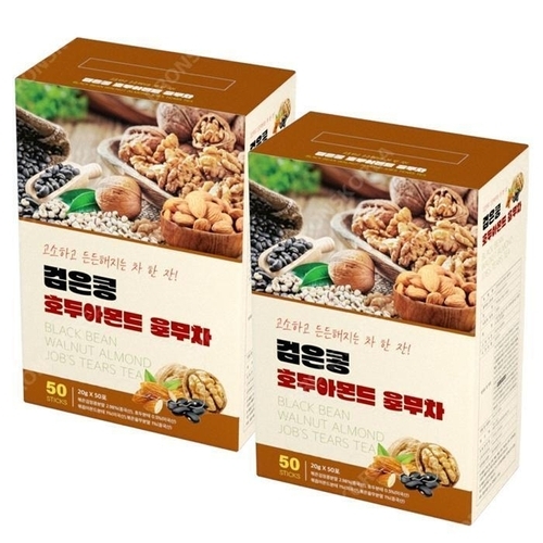 패션플러스 지노 검은콩 호두아몬드 50T X 2개 율무차 곡물차 십곡차 (12264599)