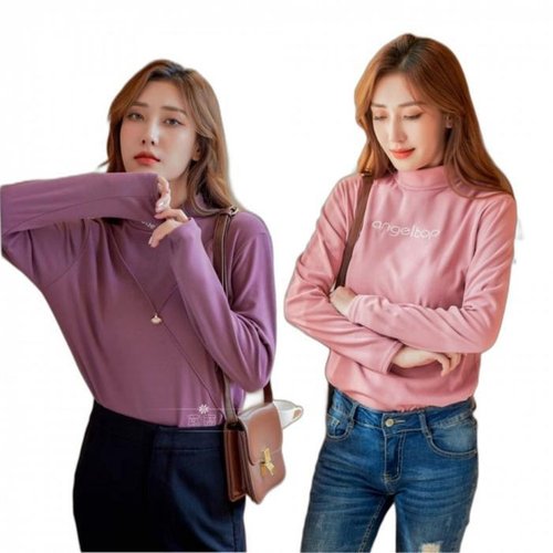 셀러허브 패션 [오노마] ONM 목티 긴팔티 터틀넥 핀턱목티 양면 드랄론 반폴라