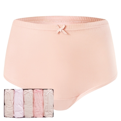 [BYC][BYC] BYC 여성 순면 맥시 삼각 팬티 5매입 세트 BYC8201