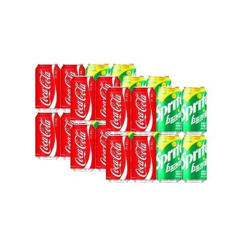 셀러허브 식품 [코카콜라음료(주)] 코카콜라 업소용 355ml 12입+ 스프라이트 355ml 12입 (17398767)