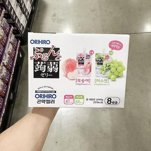 셀러허브 식품 오리히로 푸룬토 곤약젤리 130g x 8개 tx56500