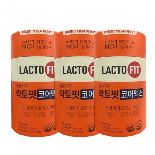 종근당 종근당건강 락토핏 생유산균 코어맥스 2g 60포 3통HIS (9279156)