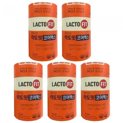 종근당 종근당건강 락토핏 생유산균 코어맥스 2g 60포 5통HIS (9279180)