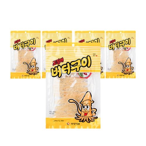 너트리 오징어 버터구이 40g(고추장10g 포함) x 5개
